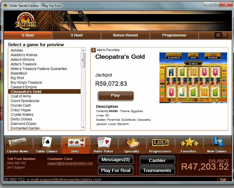 Cleopatra Gold Slots Game Preview Pane