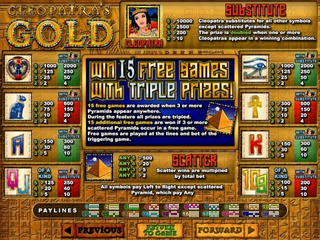 Rules for silversands online casino game